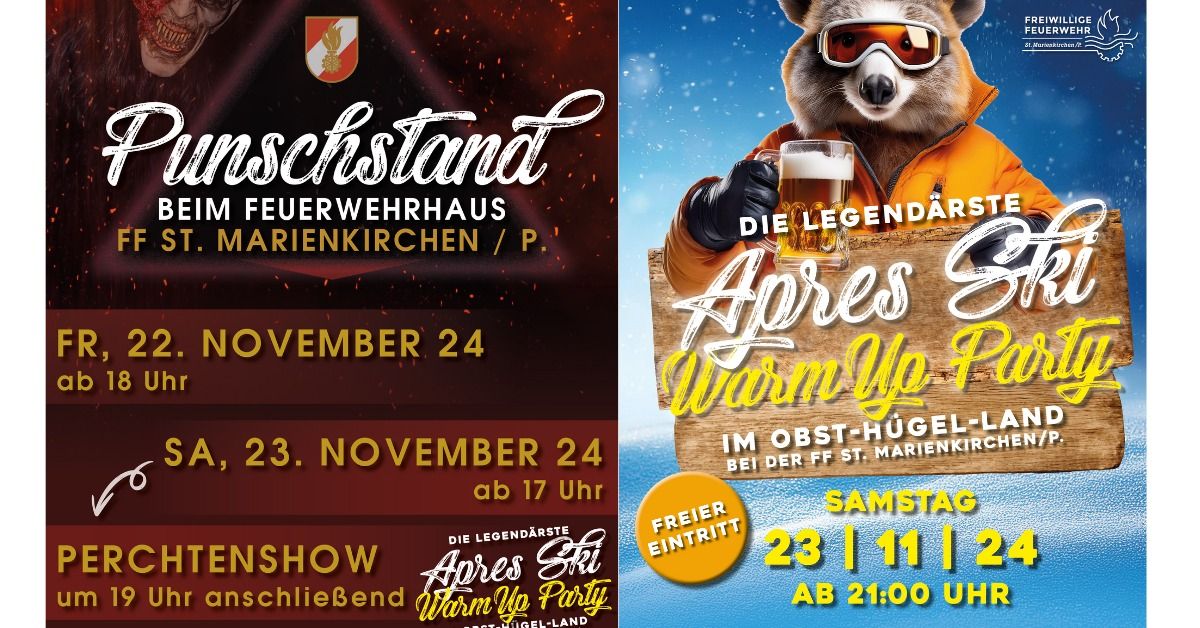 Punschstand & Apres Ski WarmUp Party der FF St.Marienkirchen\/P.