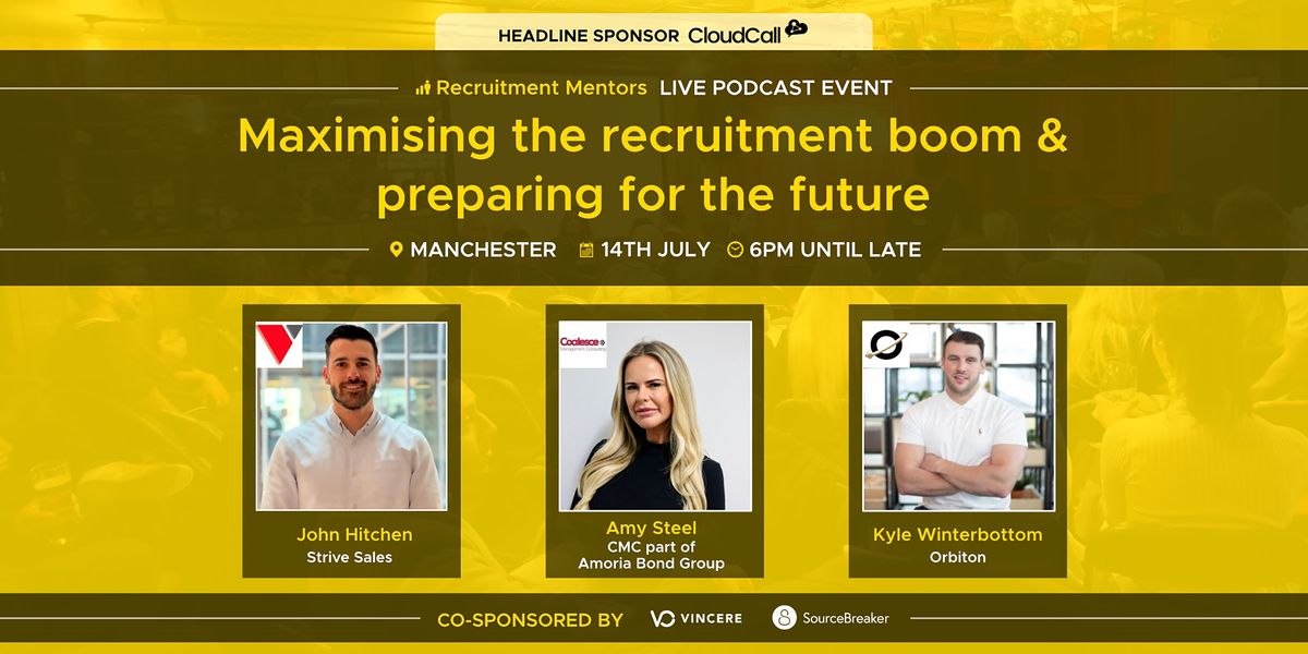 LIVE Podcast | Maximising the recruitment boom & preparing for the future