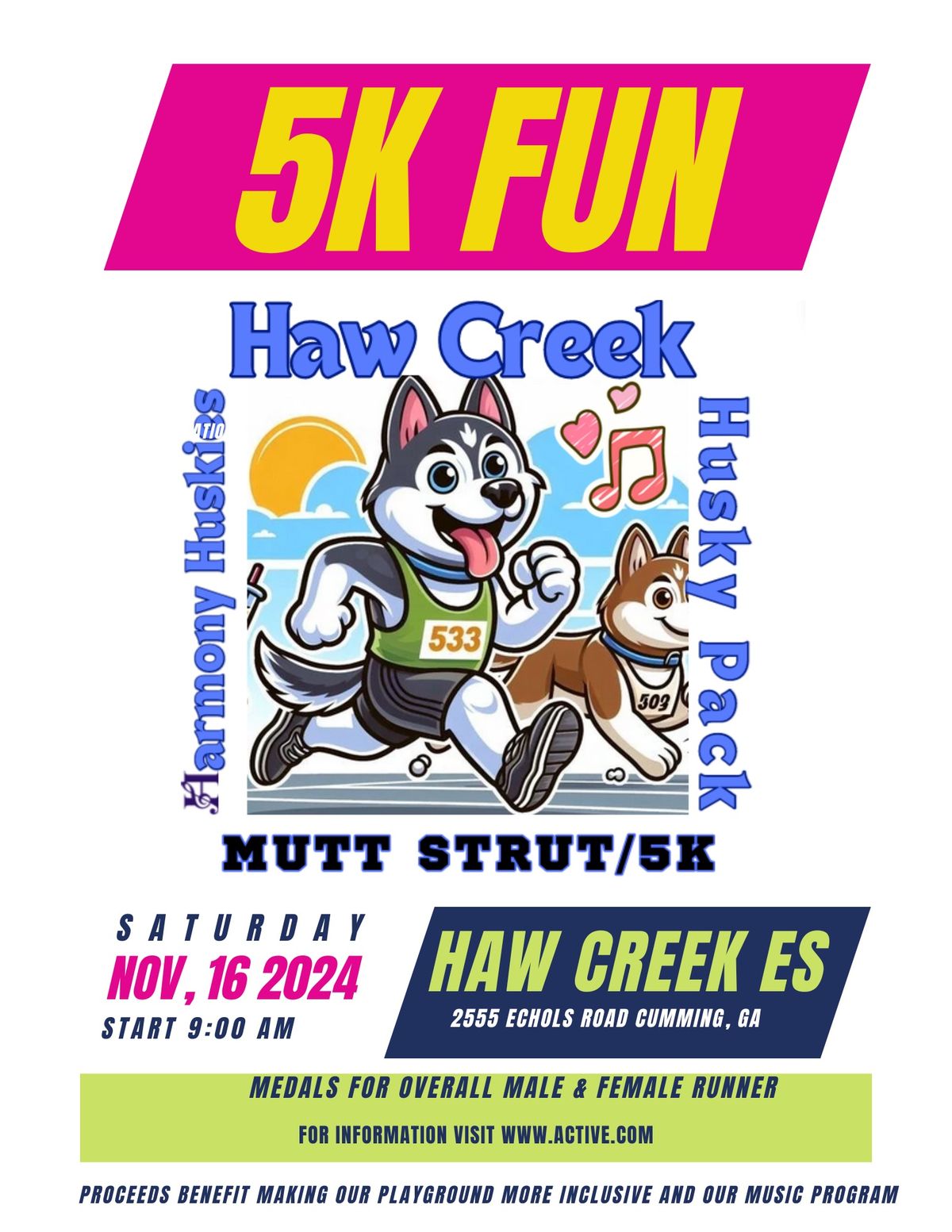 Haw Creek Husky 5k Mutt Strut