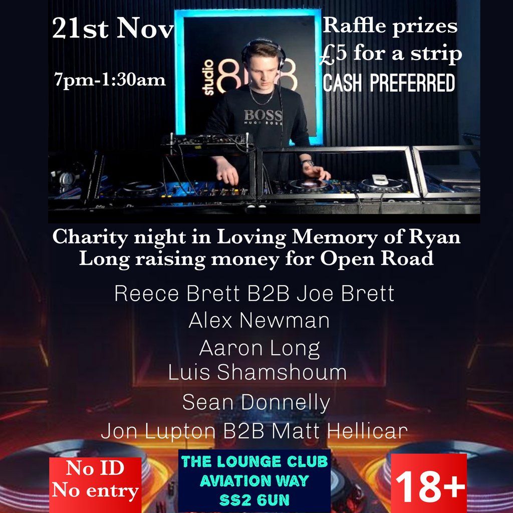 In Loving memory of Ryan Long- Raising money for Open Road