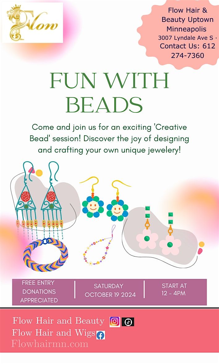 Fun with Beads Jewelery Making Session