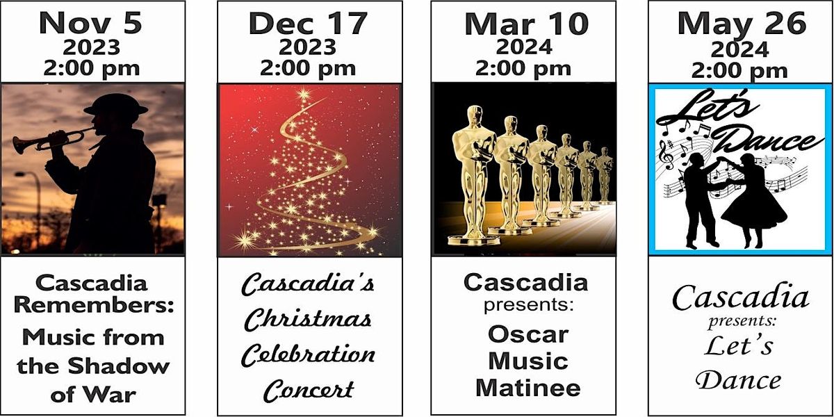 Cascadia Wind Ensemble Concert Series 2023 - 2024