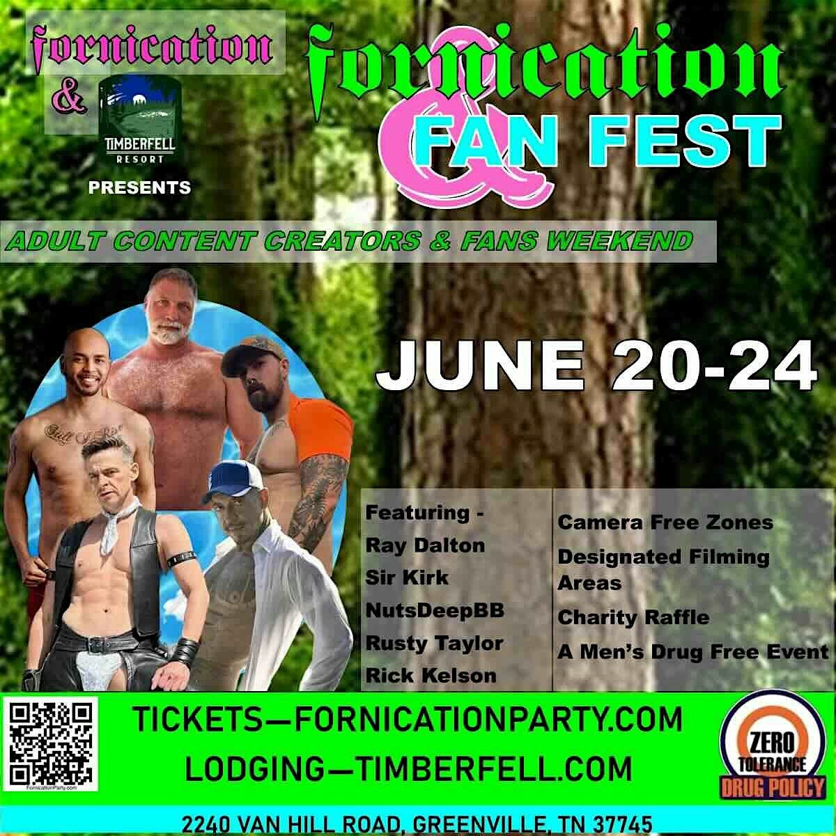 Fornication & FanFest July 17-20 2025