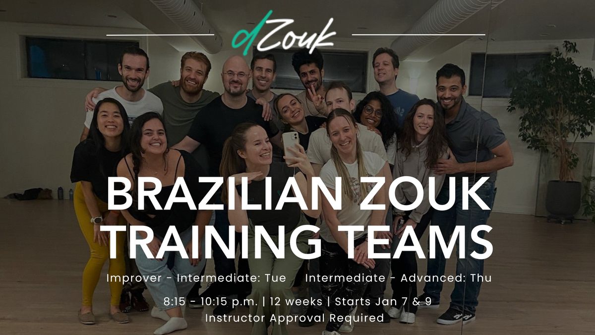 Brazilian Zouk Improver\/Intermediate Social Dance Training Team