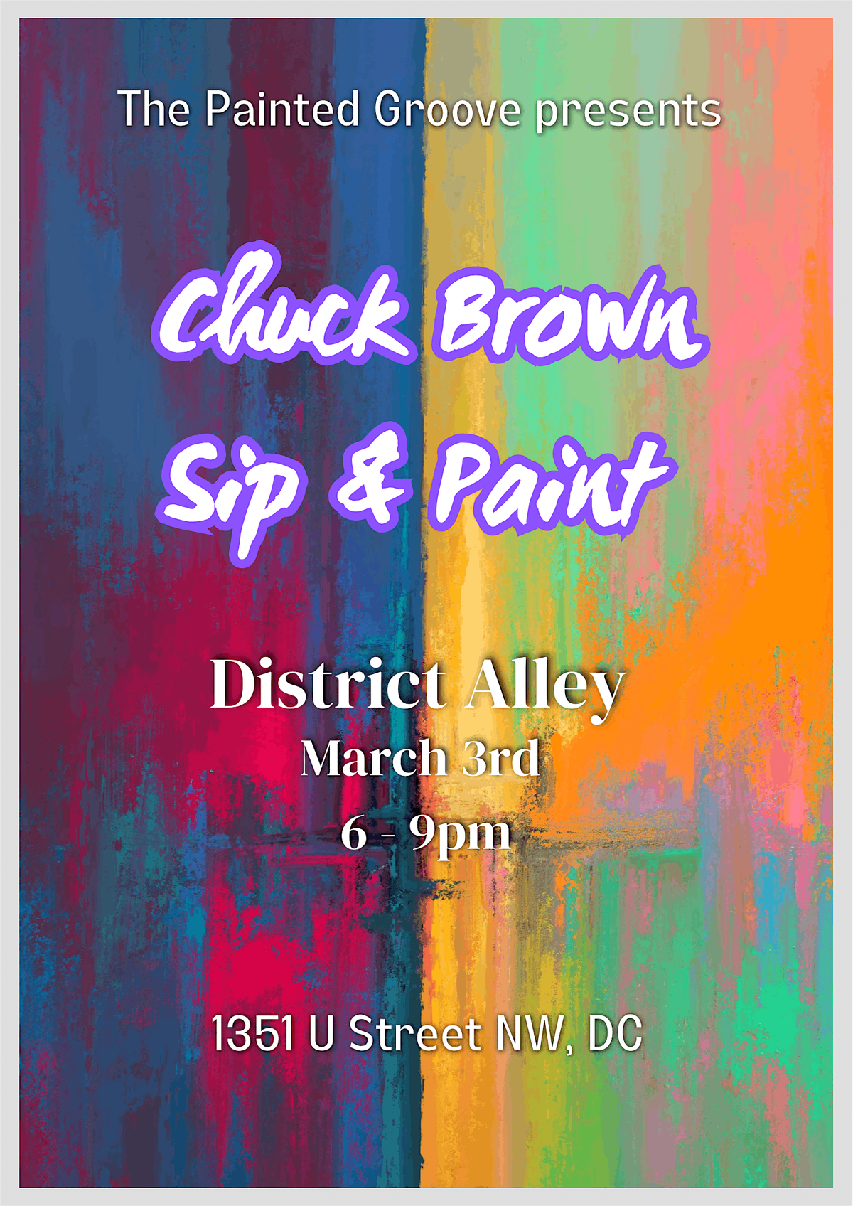 Chuck Brown Sip & Paint