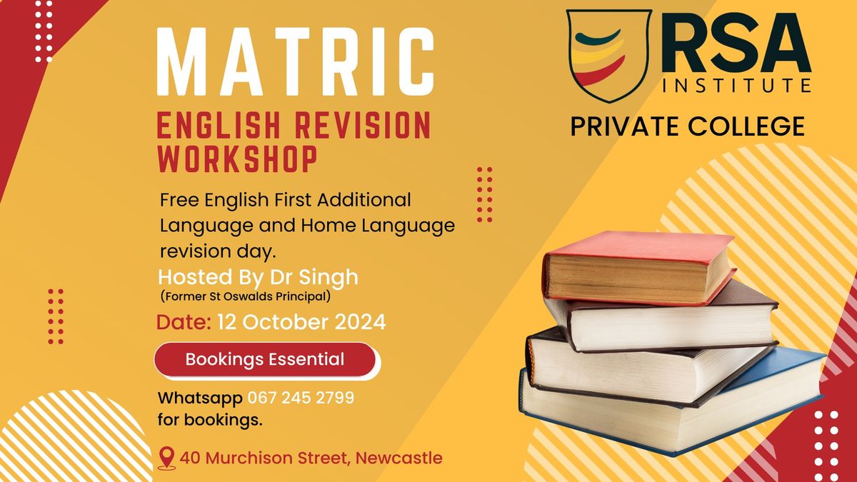 REVISION WORKSHOP