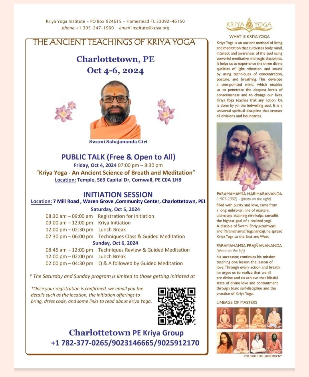 Kriya Yoga Session