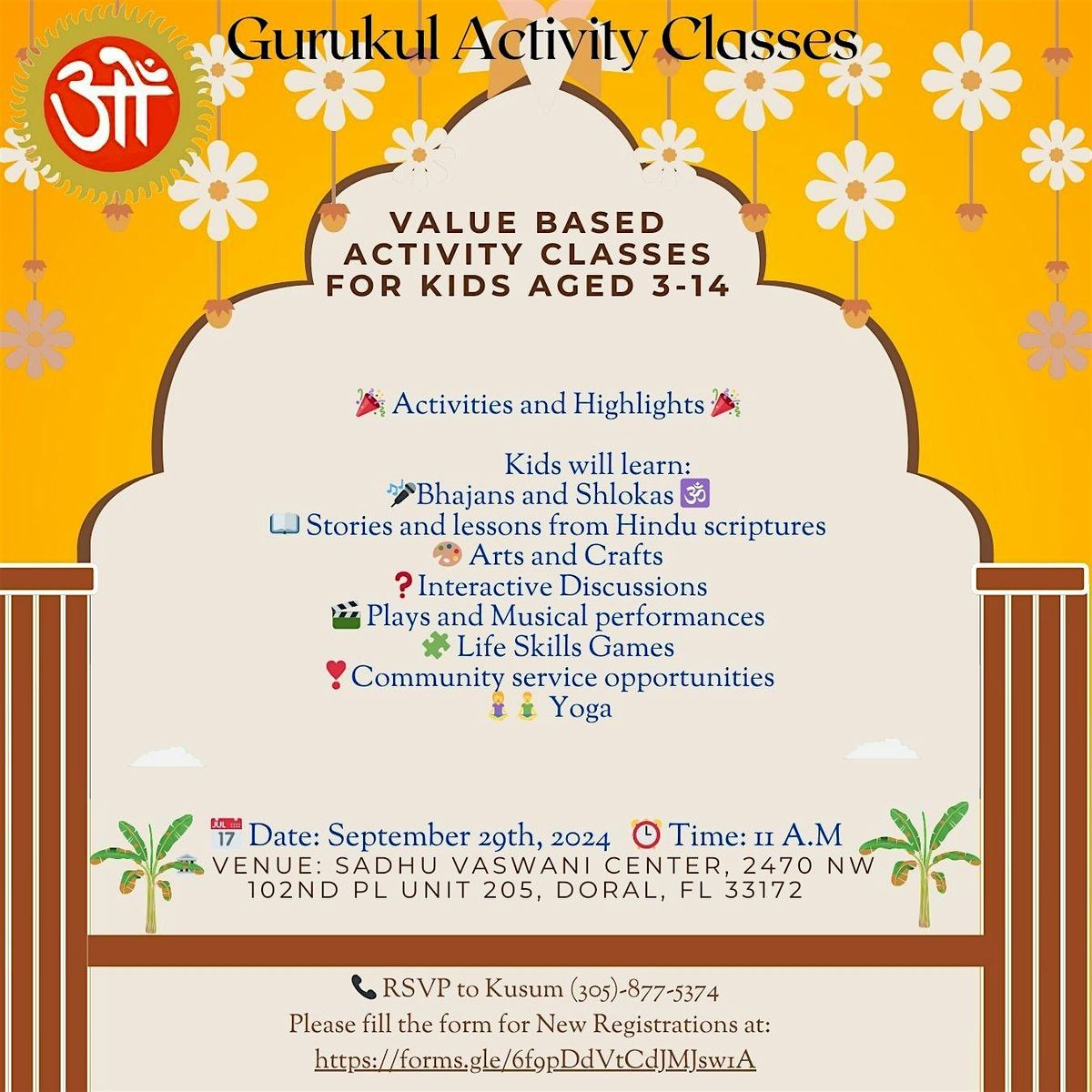 Value Based Activity Classes For Kids Gurukul Hindu