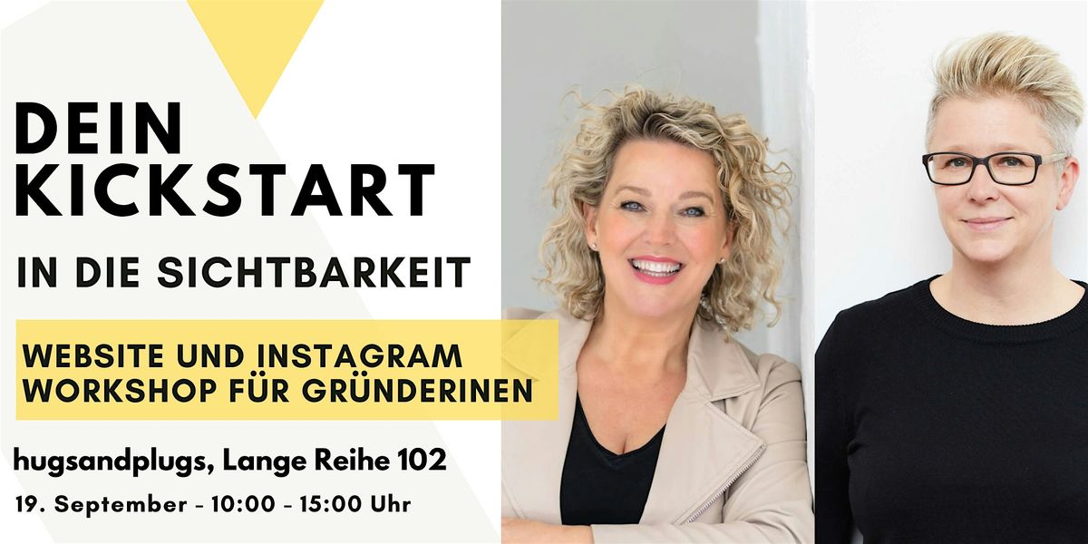 Kickstart in die Sichtbarkeit - ein Workshop f\u00fcr Gr\u00fcnderinnen