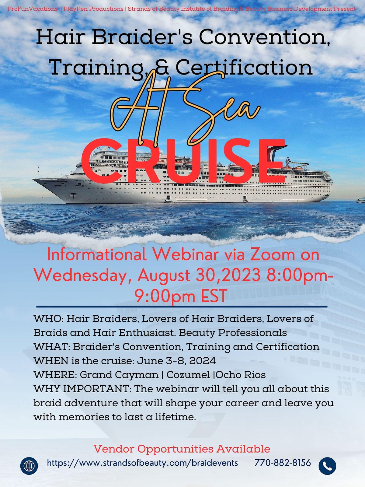Braider's Convention, Training, and Certification At Sea