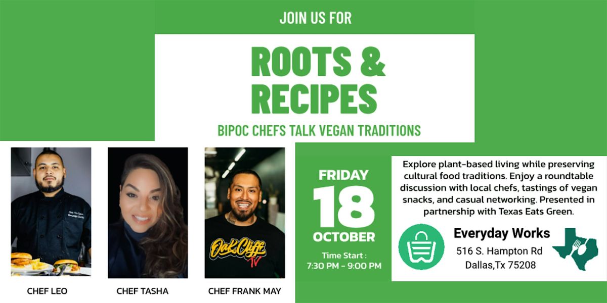 Roots & Recipes: BIPOC Chefs Talk Vegan Traditions