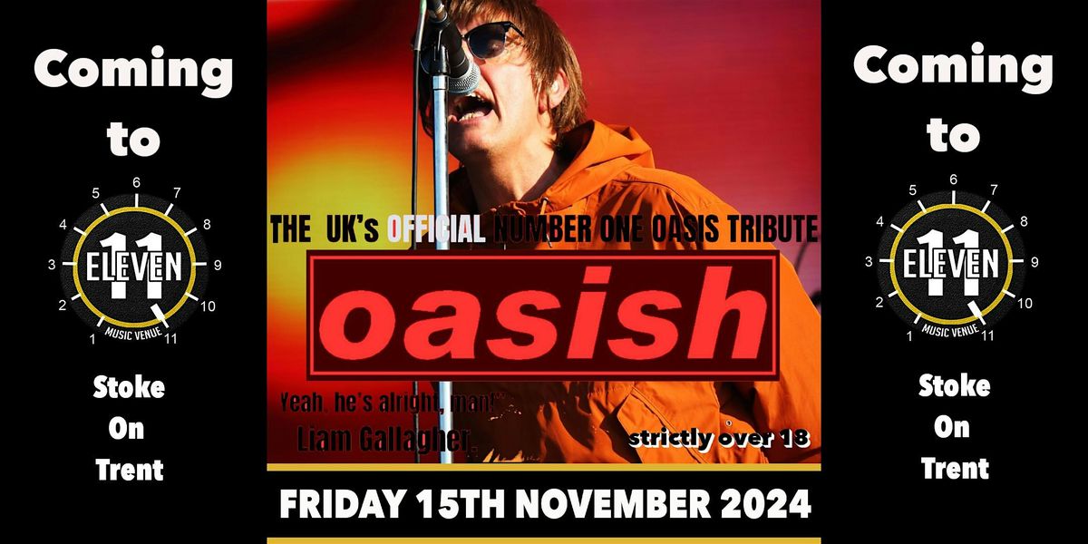 Oasish live at Eleven Stoke