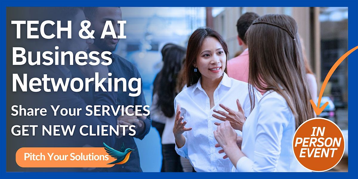 TECH & AI Networking - In Person - Saturday, 109 W 39th St 2nd fl, New ...