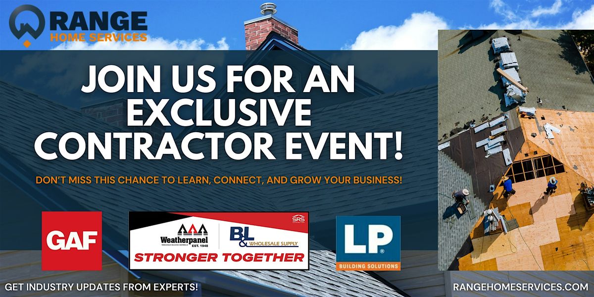 Premier Contractor Event: Presented by B&L \/ Weather Panel, GAF, and RHS