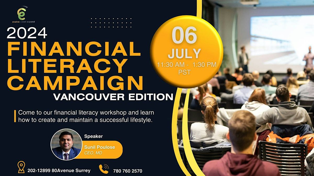 FINANCIAL LITERACY CAMPAIGN VANCOUVER EDITION