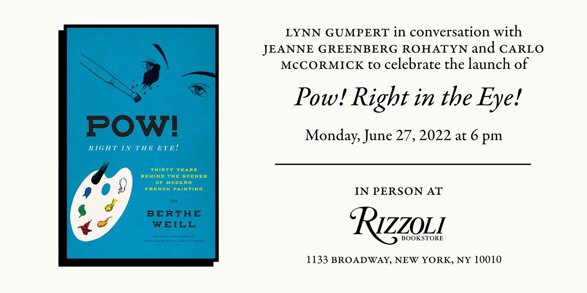 Lynn Gumpert Presents Pow! Right in the Eye!