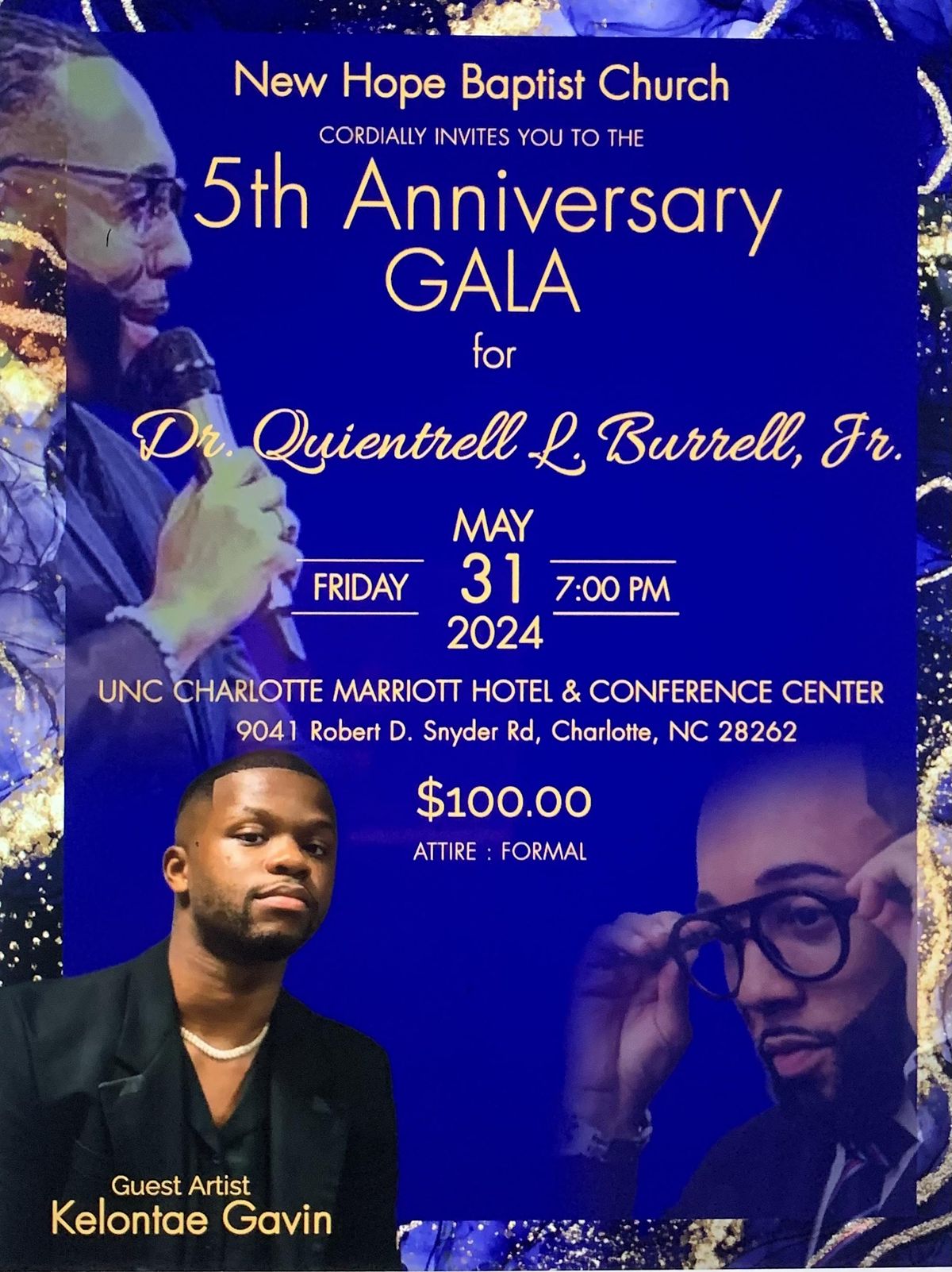 Pastor Burrell's 5th Anniversary Gala W\/ Kelontae Gavin