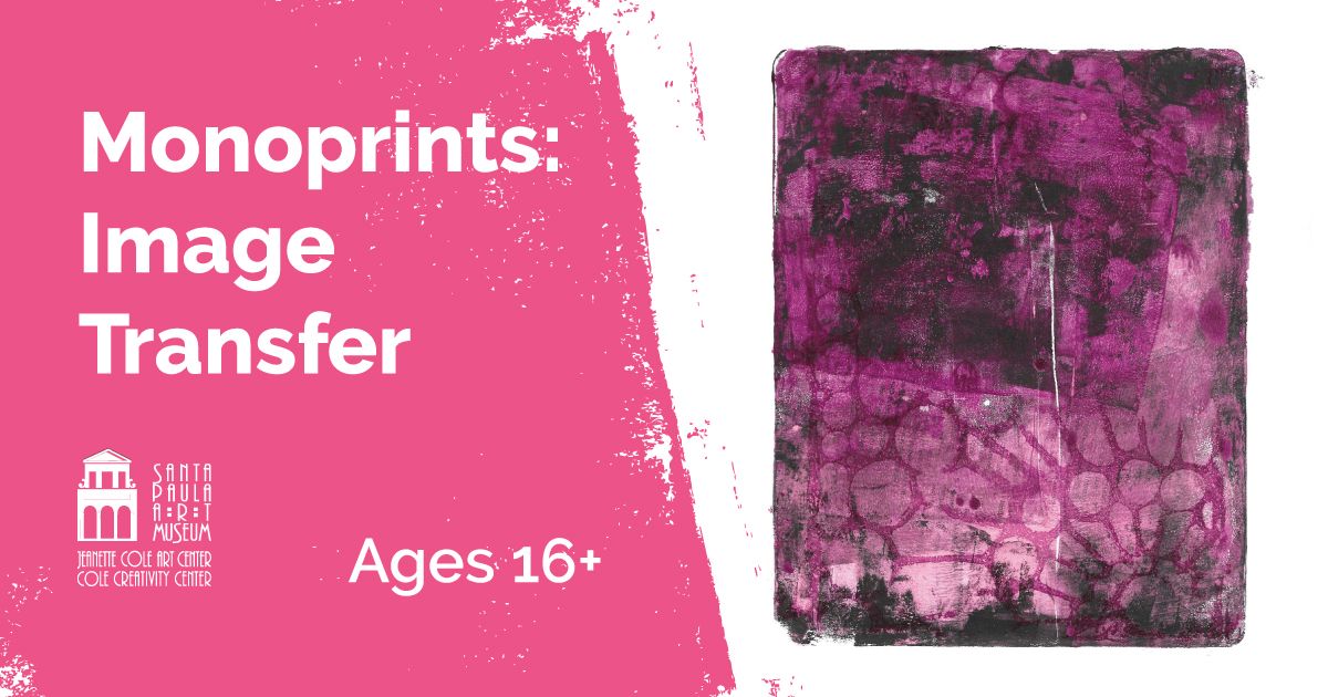 Mono Prints: Image Transfer (Ages 16+)