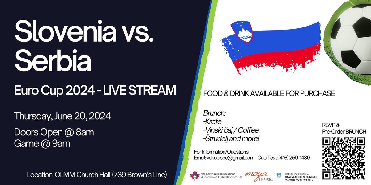 Slovenia @ EURO Cup 2024 (LIVE Streams)