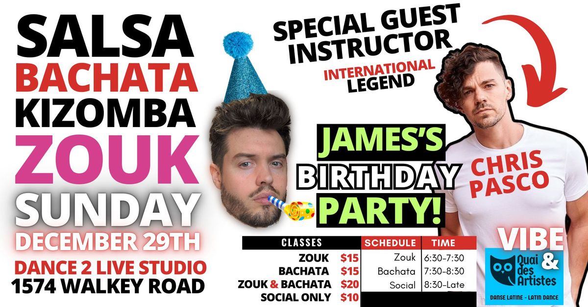 \ud83c\udf1f\ud83d\udc83\ud83d\udd7a Soir\u00e9e danse - SBKZ & James's B-Day!! \ud83d\udea8 \ud83e\udd73 \ud83d\udea8