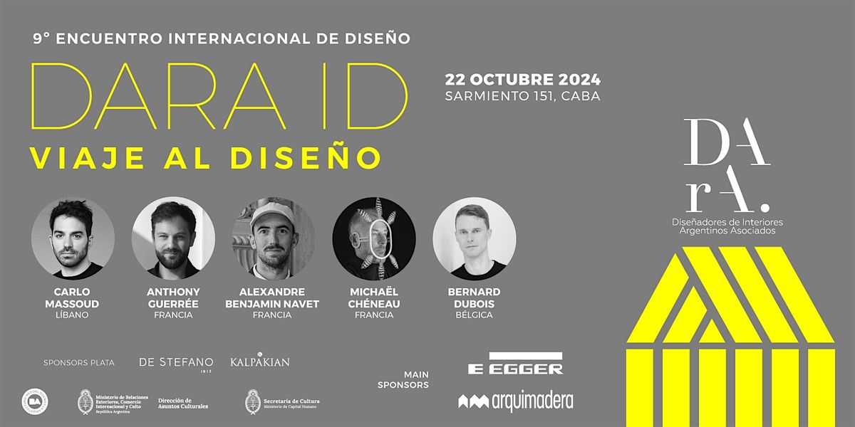 "IX Encuentro Internacional de Interiorisma y Dise\u00f1o" DArA iD 2024