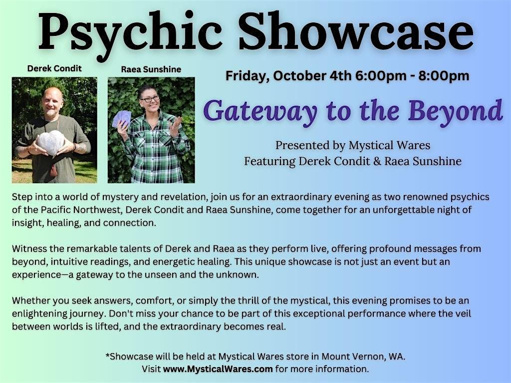 Psychic Showcase: Gateway to the Beyond Presented by Mystical Wares