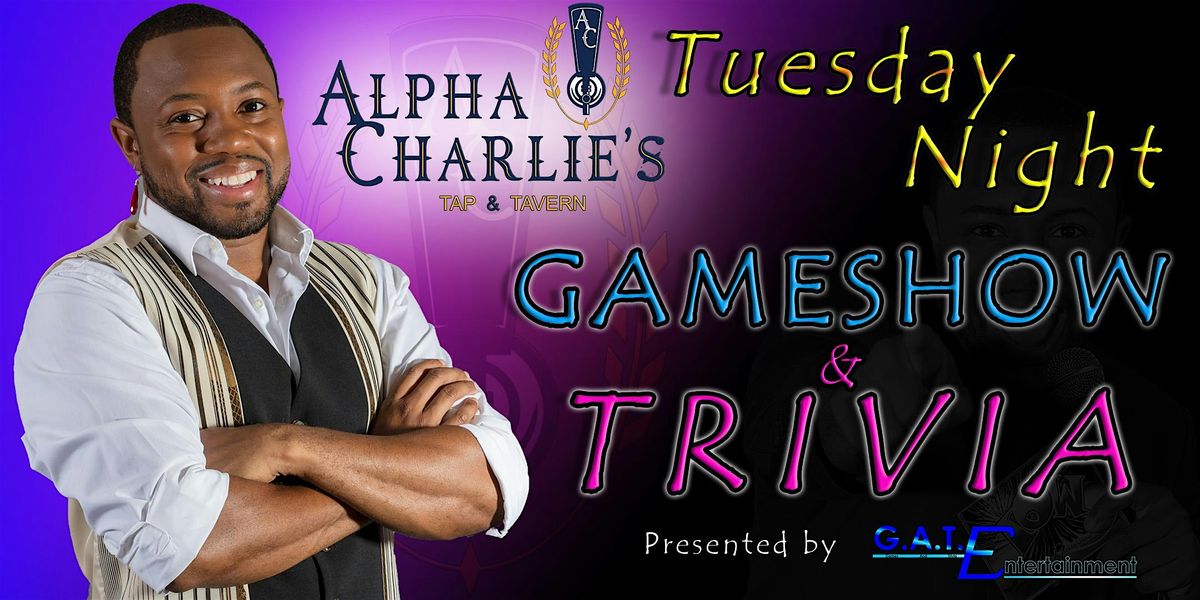 Tuesday Trivia at Alpha Charlie's