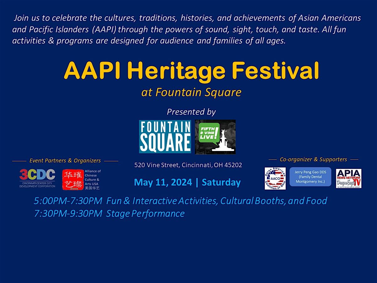AAPI Heritage Festival 2024 at Fountain Square
