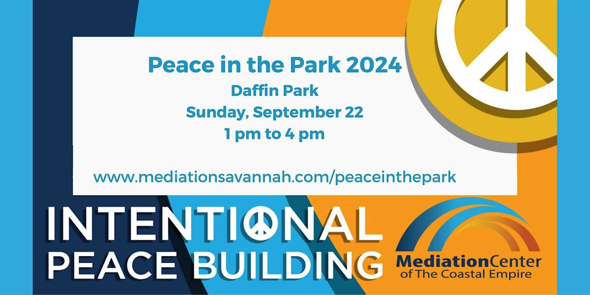 3rd Annual Peace in the Park