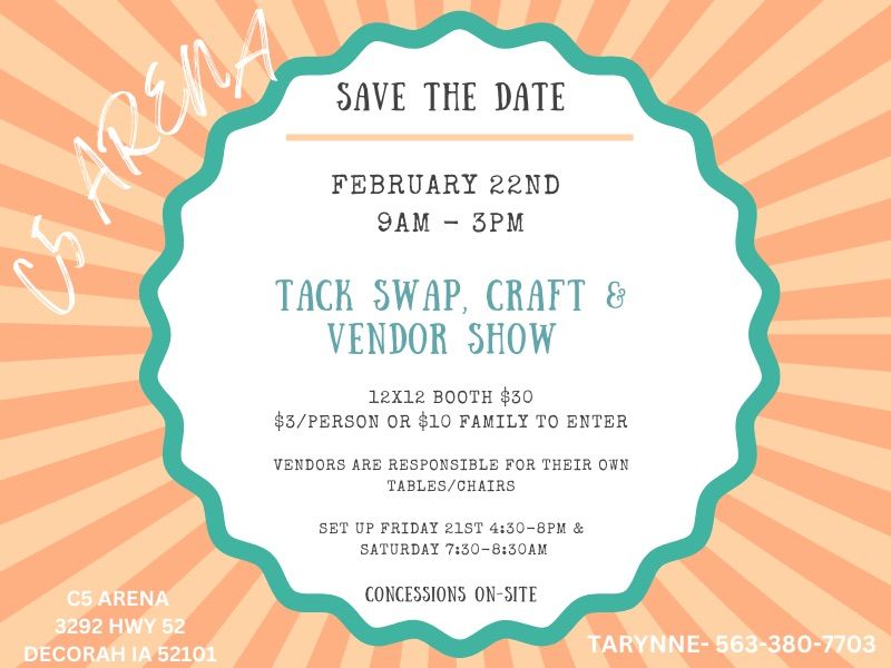 Tack Swap, Tack & Vendor Show