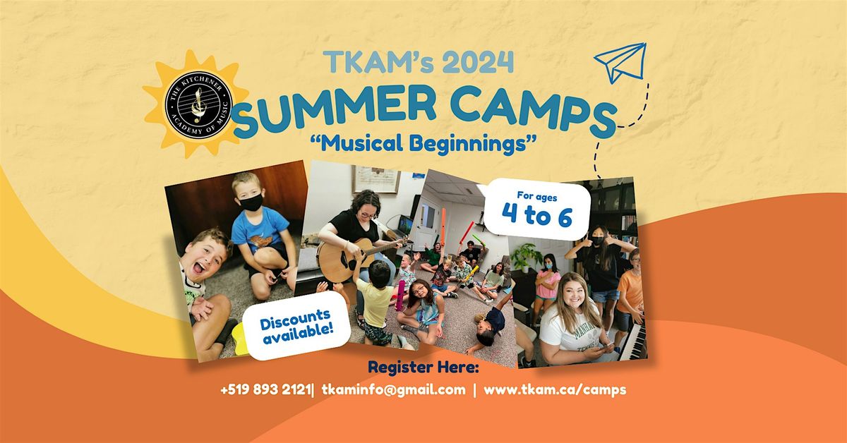 Musical Beginnings Week 1 - Week Long Musical Summer Camp!