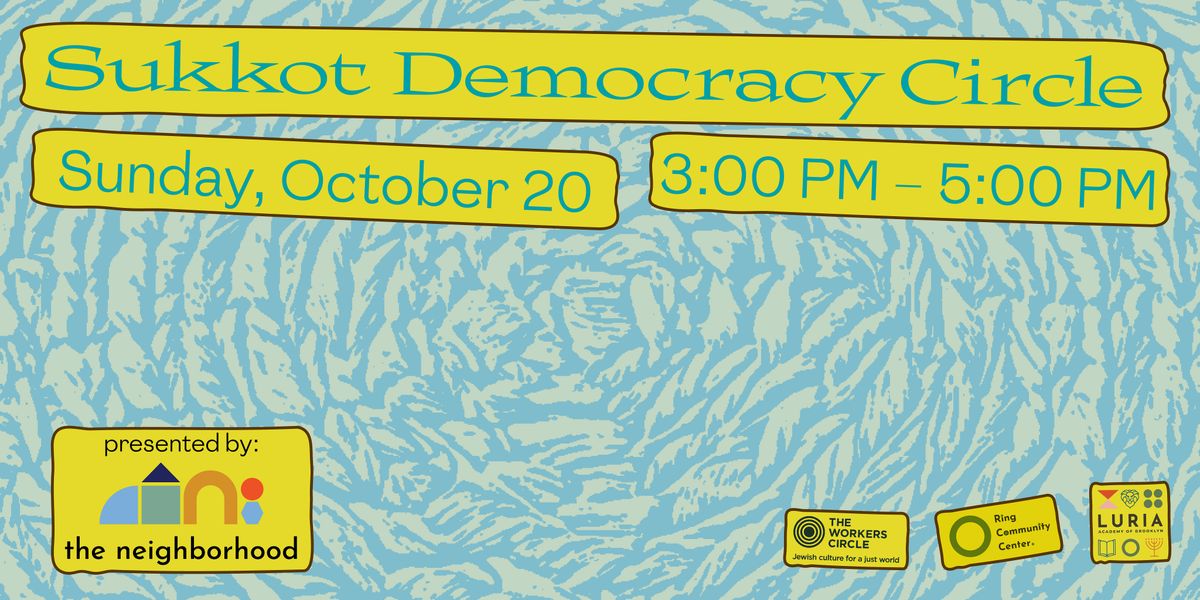 Sukkot Democracy Circle