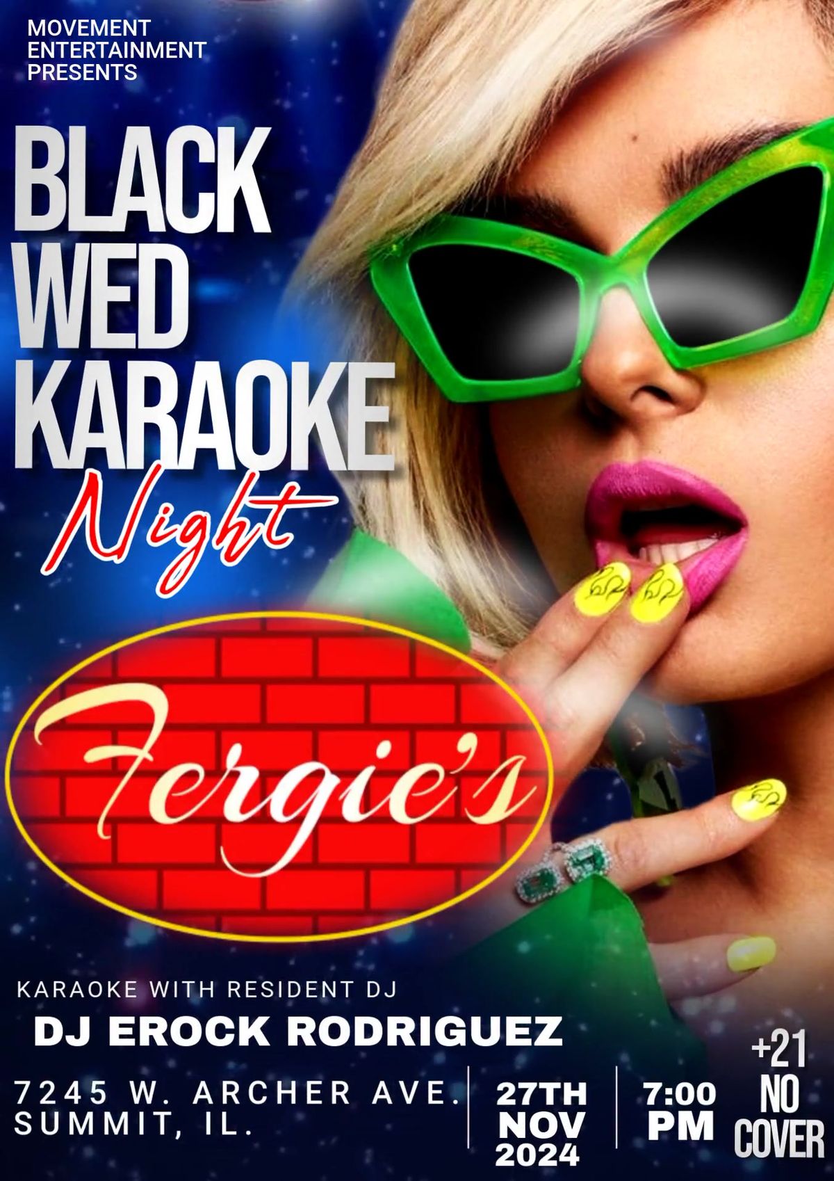 BLACK WEDNESDAY KARAOKE NIGHT @ FERGIE'S!!!