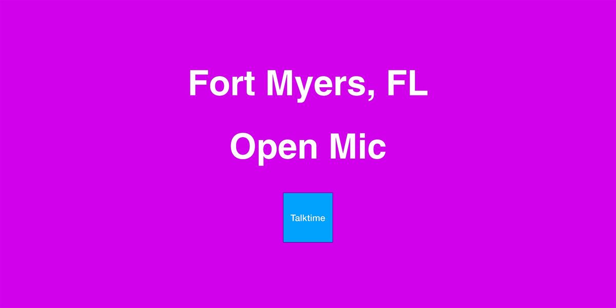 Open Mic - Fort Myers