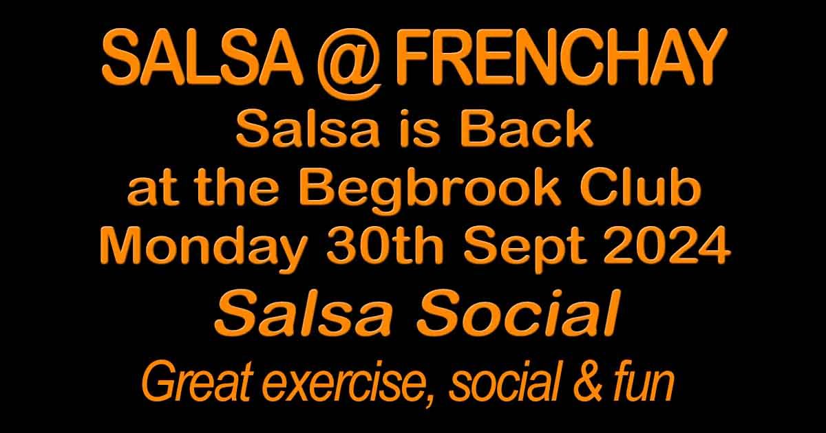 SALSA SOCIAL Salsa is back!