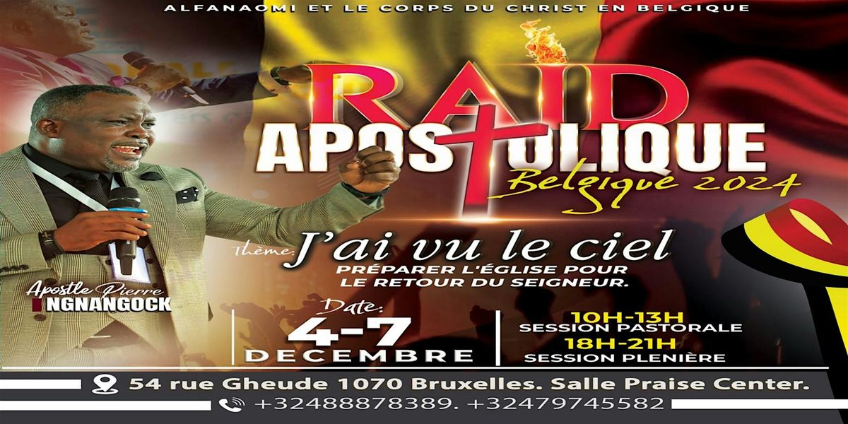 RAID APOSTOLIQUE BRUXELLES 2024 - CONF\u00c9RENCE CHR\u00c9TIENNE