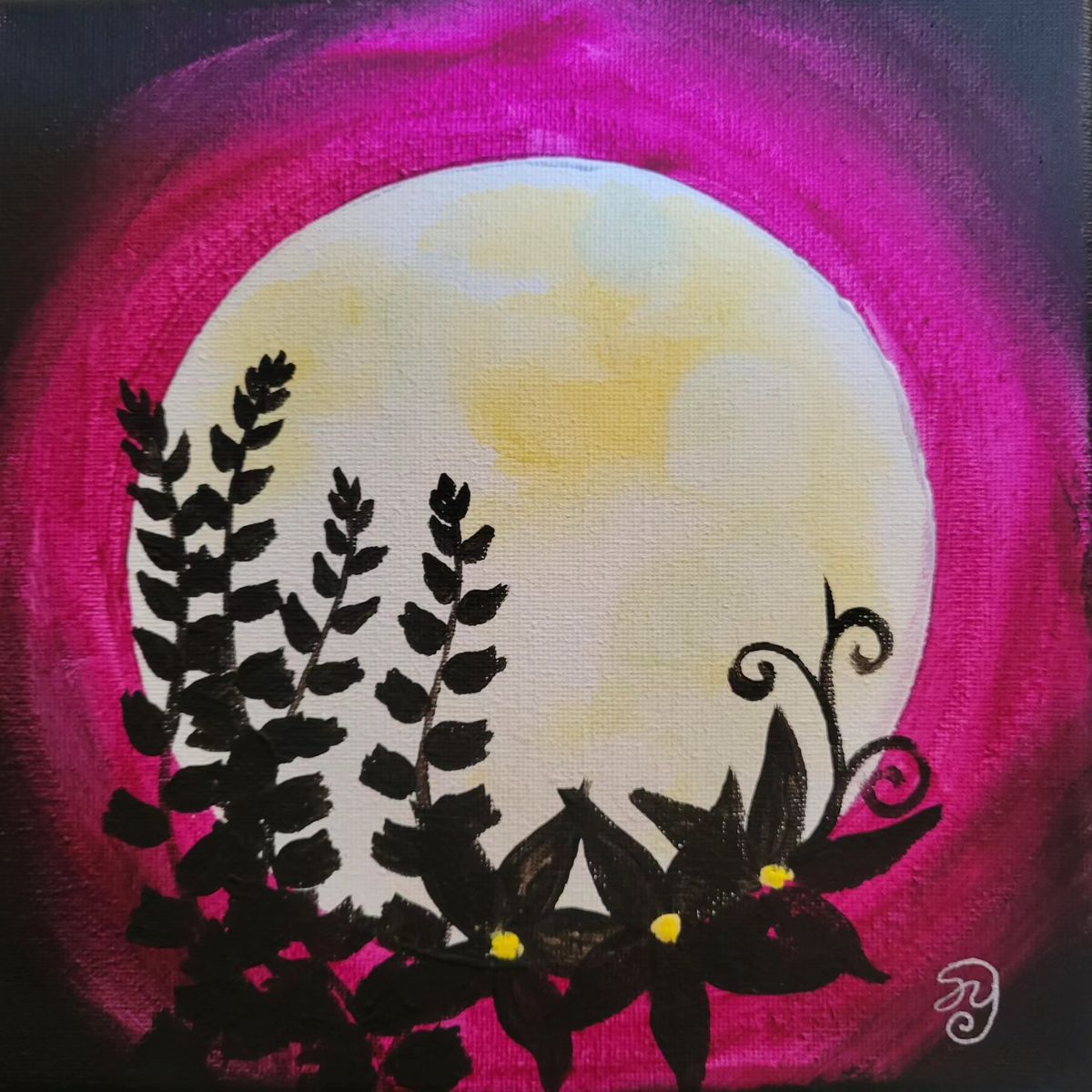 "Flower Moon" - A Mindful Creativity Class
