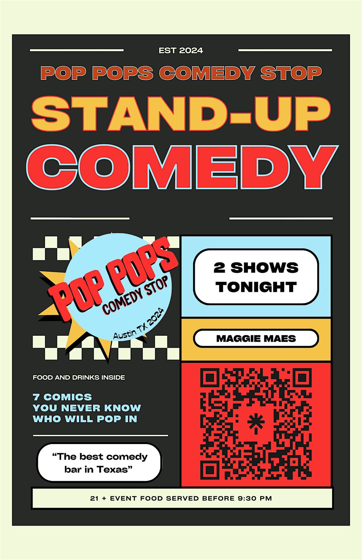 Pop Pops Comedy Show