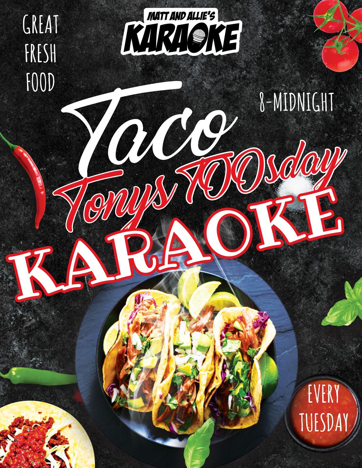 TACO TUESDAY KARAOKE WITH MATT & ALLIE