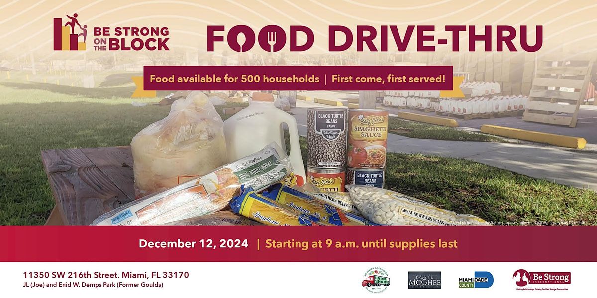 Be Strong International's December Food Drive 2024