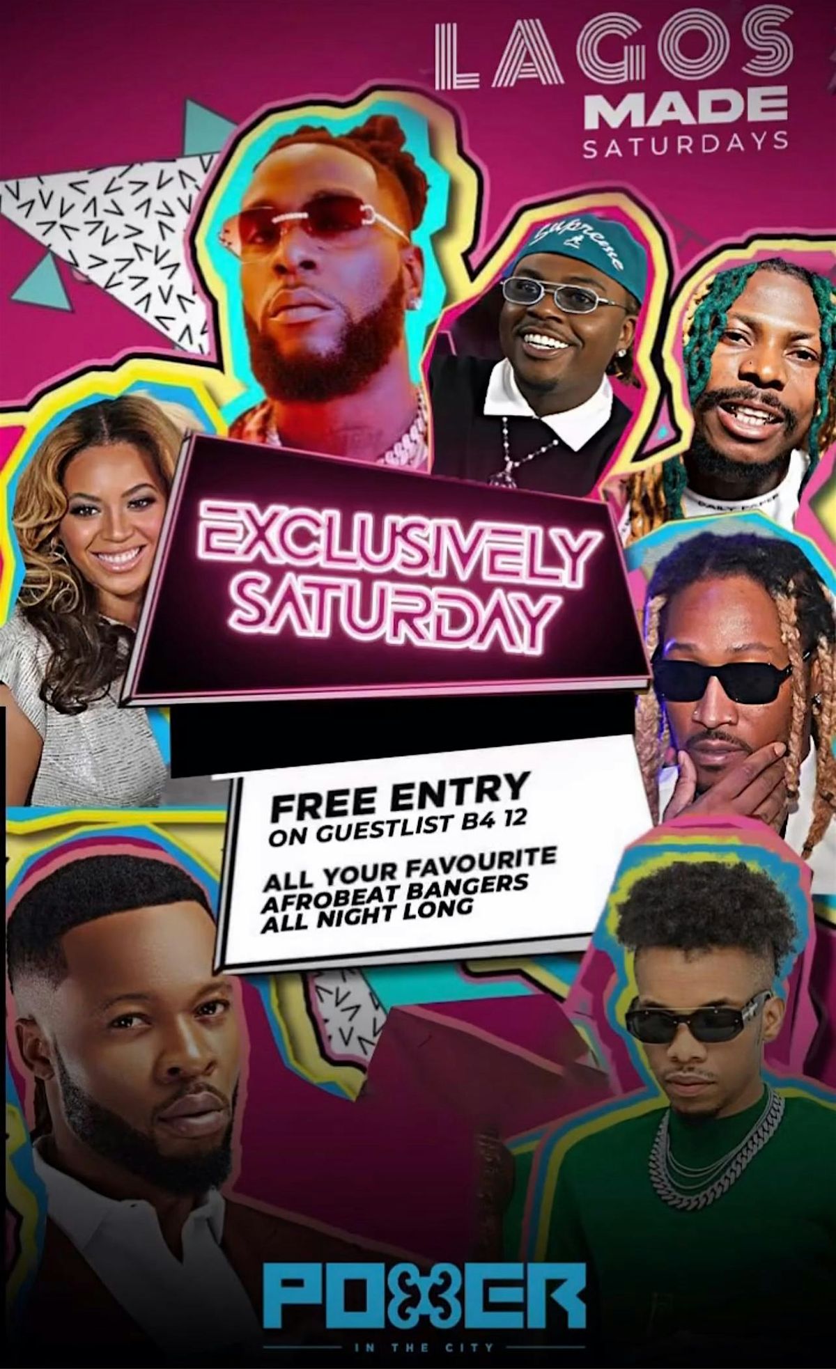 BURNA BOY VOICE \u2026 Afrobeats Saturdays