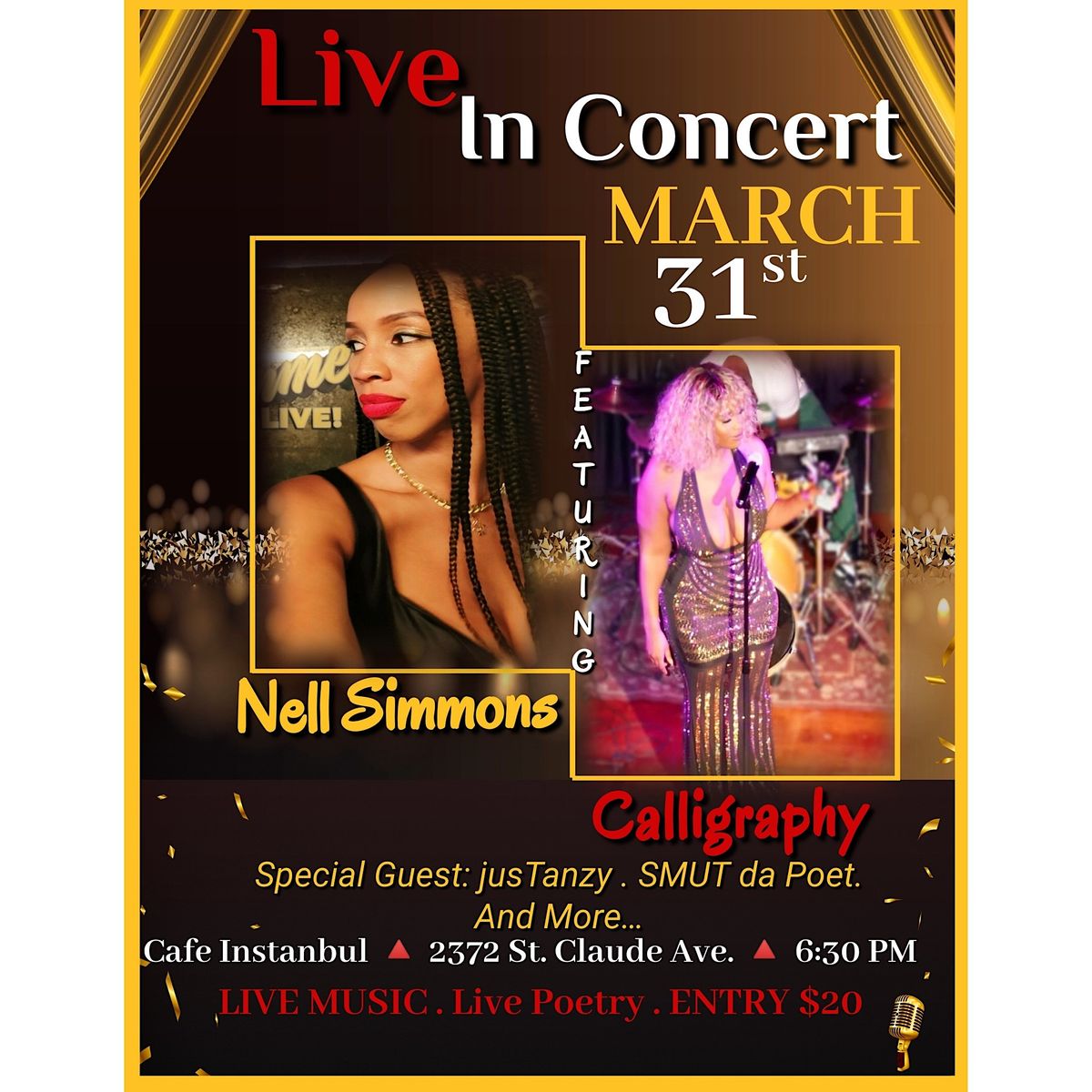 Calligraphy And Nell Simmons Live In Concert