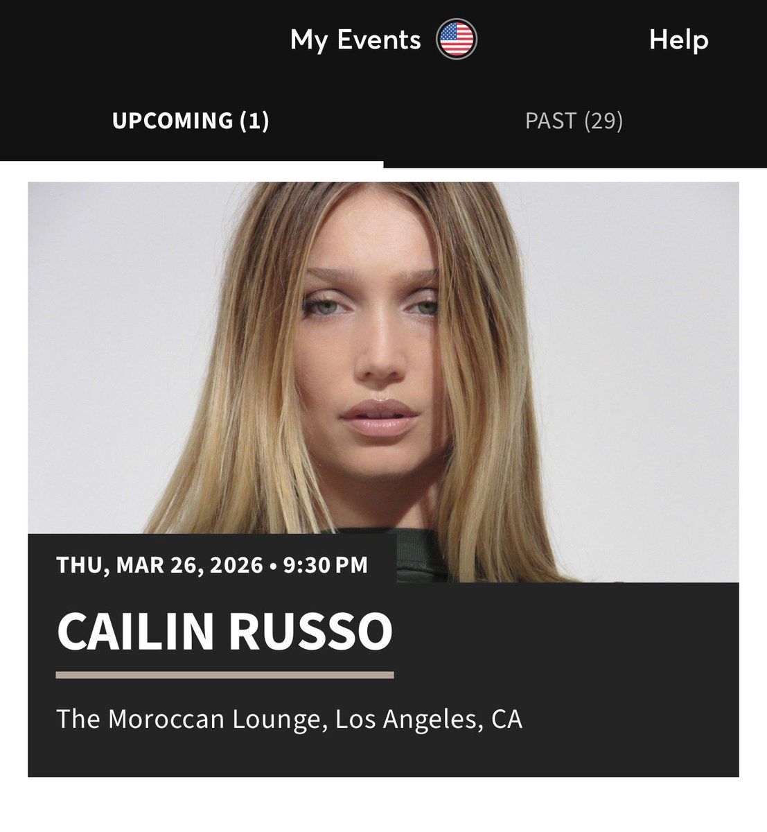 Cailin Russo at Marquis Theater - CO