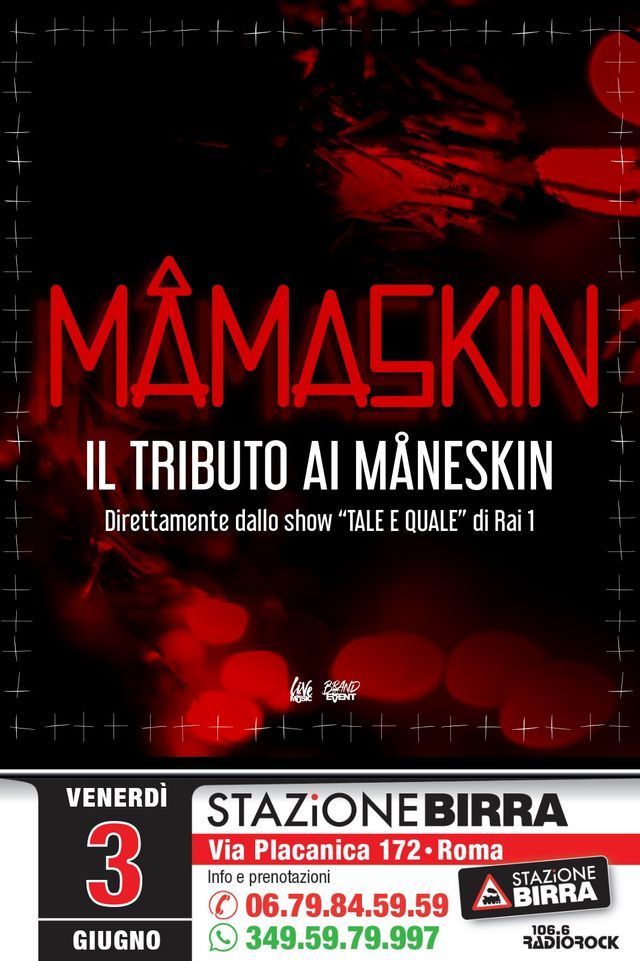 MAMASKIN IL TRIBUTO AI MANESKIN