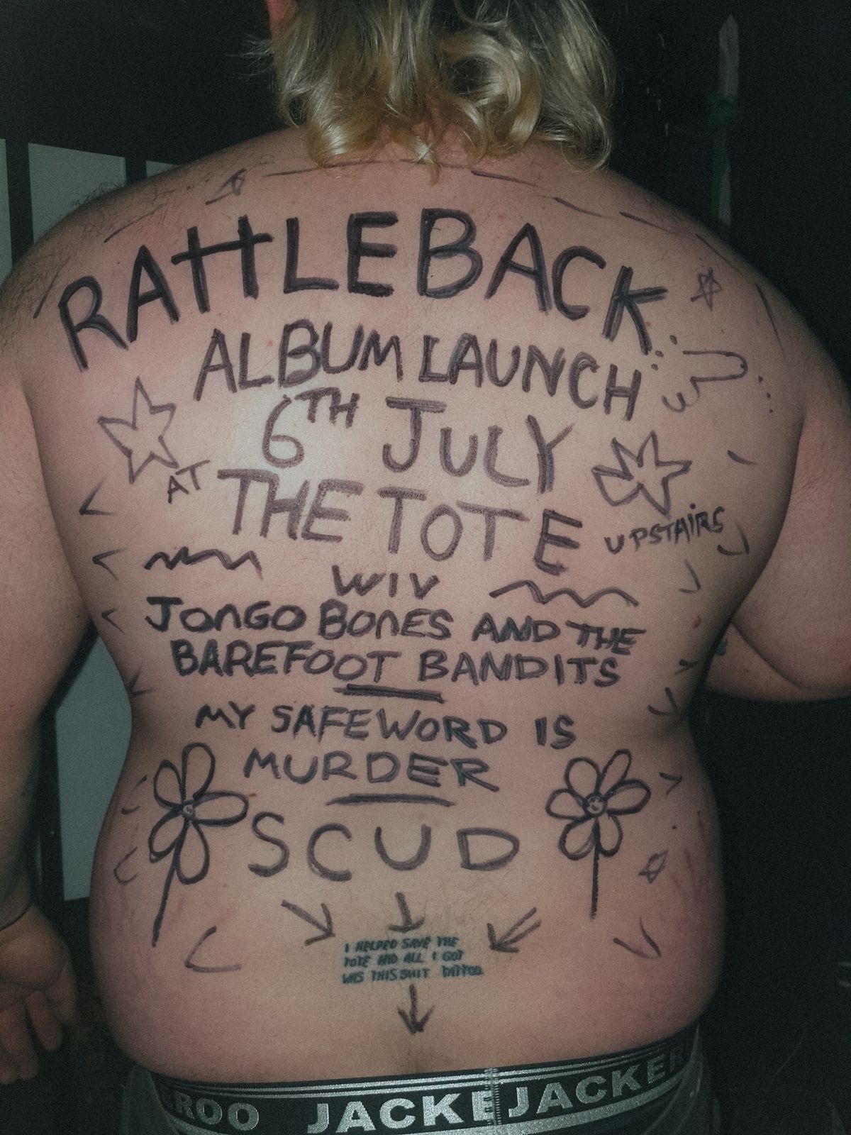 Rattleback EP Launch w\/ Jongo Bones and the Barefoot Bandits, My Safe Word is Murder, & Scud