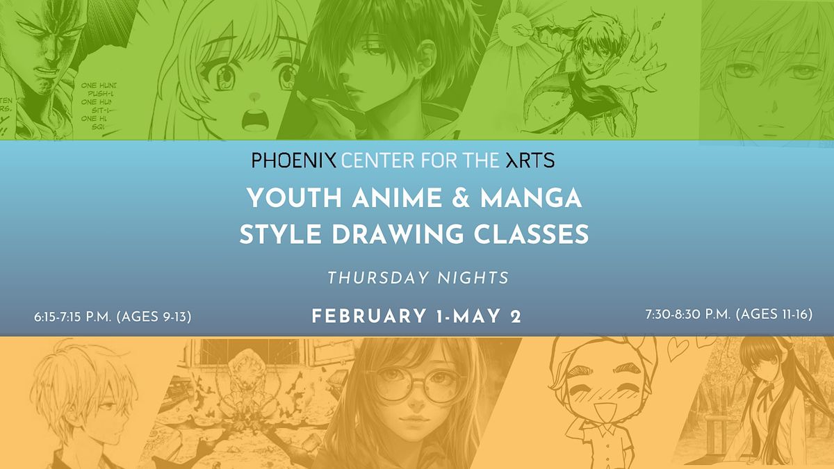 Youth Anime & Manga Style Drawing Classes