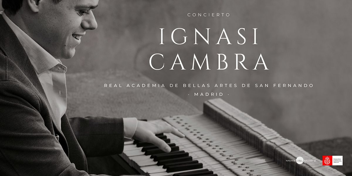 Ignasi Cambra en la Real Academia de Bellas Artes