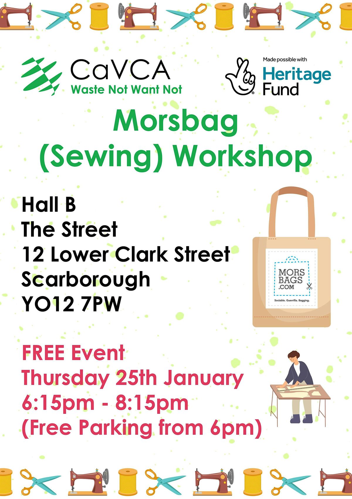 Morsbag (Sewing) Workshop (November)