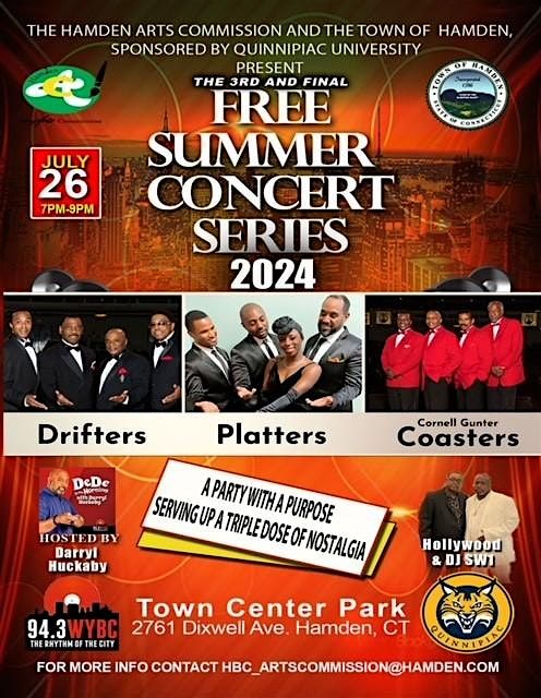 Drifters, Platters, and Coasters Free Summer Concert
