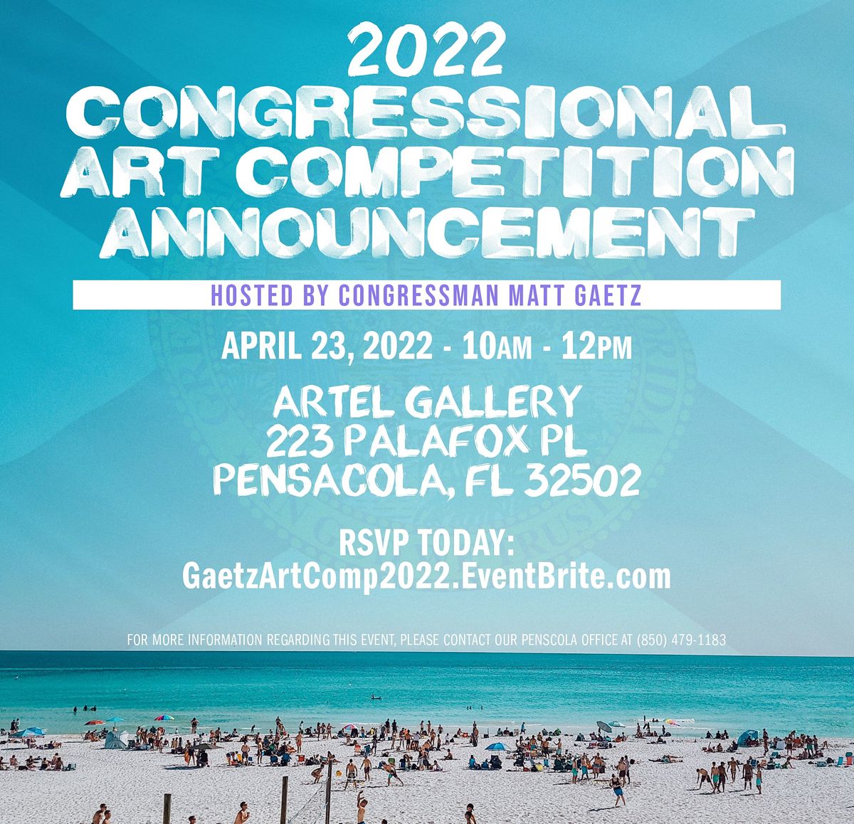 2022 Congressional Art Competition Announcement, Artel Gallery